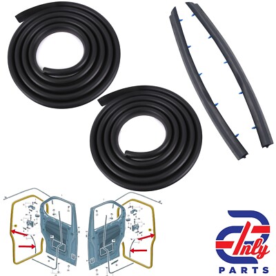 Türabdichtung Gummiprofil Vordertür L + R Set für VW Transporter (ab 2003)