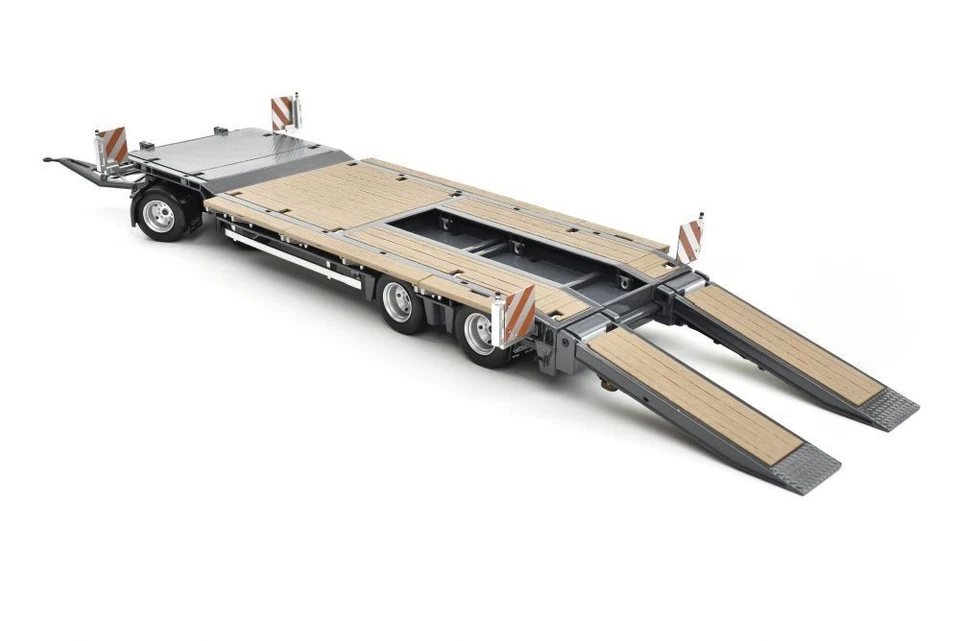 Nooteboom ASDV-40-22 4 Axle Drawbar Trailer with Ramps GREY. 1/32 AT - COLLECTI - Image 2 of 4