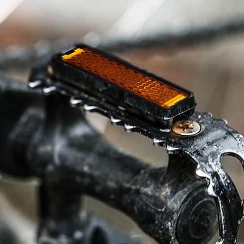 8Pcs Bicycle Pedal Reflector Safety Night Cycling Reflective Sticker Accessories - Picture 11 of 12
