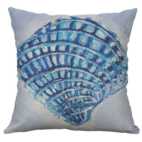 Sea Octopus Conch Printing Cotton Linen Pillow Case Cushion Cover Home Decor - Picture 21 of 41
