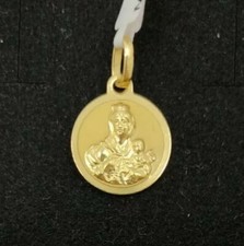 18K Gold Pendant. Scapular Medal 14 Mm. Ref 2356008A