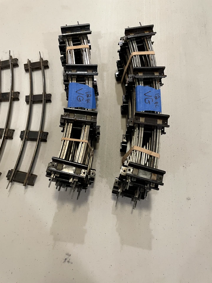 American Flyer Track S Gauge #702 Curved 30pcs. VG+ Cond. - Image 4 of 4