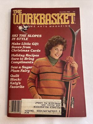 1982 December THE WORKBASKET Magazine, Ski The Slopes In Style (MH107)
