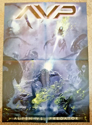 Aliens vs Predator / AvP 2-sided poster (16.5x24in) PS3 / Xbox 360 game, UK