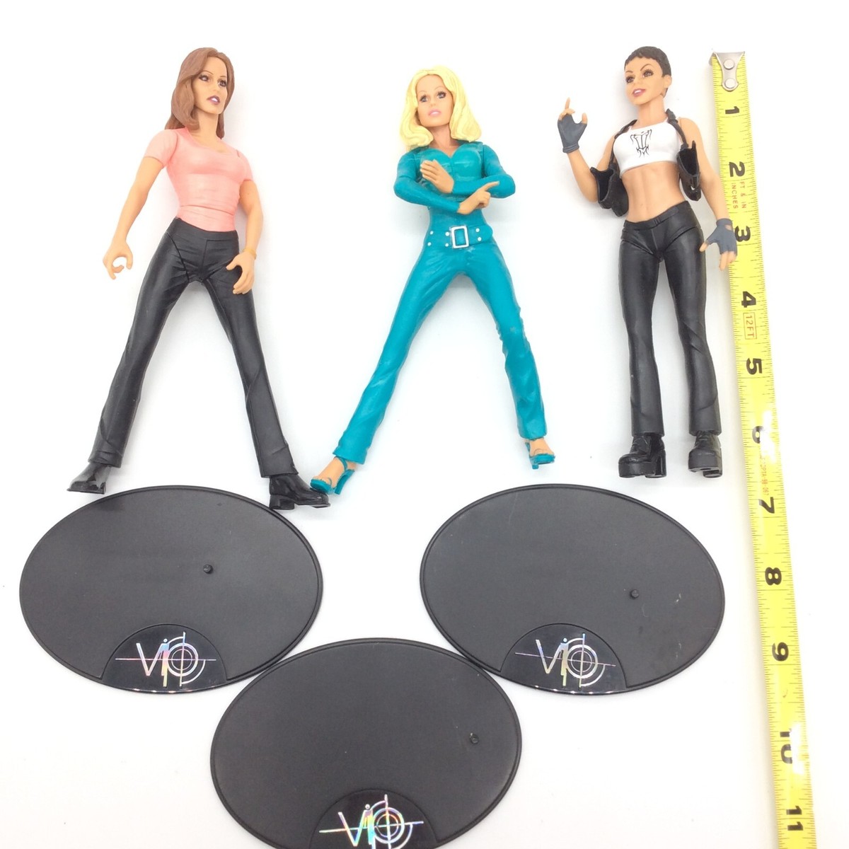 VIP Play Along Toys Action Figure Lot Vallery Irons, Tasha Dexter