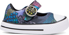 Converse Toddler All Star Mary Jane Slip On Trainers / Black Multi / RRP �32