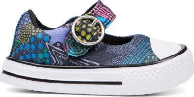Converse Kleinkind All Star Mary Jane Slipper Turnschuhe/schwarz multi/UVP 32 £
