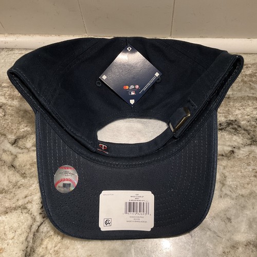 Minnesota Twins Adjustable Fan Favorite Clean Up Style Adult Navy Blue Hat Cap - Picture 4 of 5