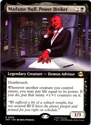 Madame Null, Power Broker (Extended Art) - #265 - Teenage Mutant Ninja Turtles