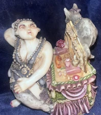 HARMONY KINGDOM - CLAIR DE LUNE COLLECTION - JOSEPHINE AND CAT 530/3600