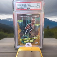 23 Cosmic Chrome - Victor Wembanyama #ET-16 Gold Interstellar Refractor /50 (RC)