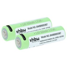 2x Akku für Ledlenser 14500 502596 0,92Ah