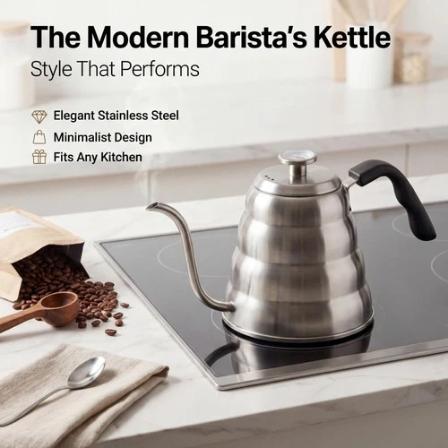 Barista Warrior Pour Over Coffee Kettle - Thumbnail 4