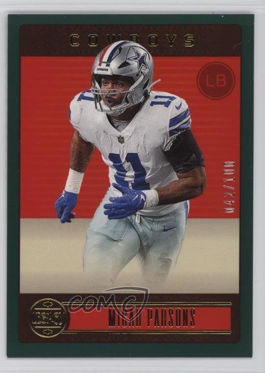 2023 Panini Legacy Green /100 Micah Parsons #27 pe8