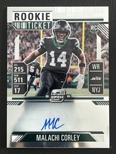 Malachi Corley 2024 Panini Contenders Optic Rookie Ticket Auto RC #111
