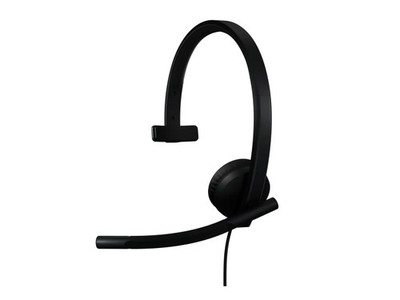 Logitech 981-001425 H570e USB Headset Microphone for PC Mac Black