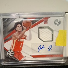 2021-22 Jalen Johnson Auto /99 Panini Chronicles - Limited Rookie Jersey 