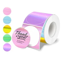 Best Thermal Label Stickers Holographic 5 ColorsM110 2" Circle Maker Tape Round