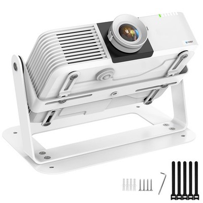 360 Adjustable Stand Desktop Projector Mount Base Ceiling Plate Arms Holes