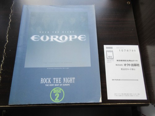 Europe Rock The Night Very Best 2 Japan Band Score Song Book Guitar TAB Tempest - Bild 1 von 15