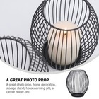  2 Pcs Candles Holders Candlestick Decorative European Style Home