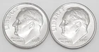 1992 P & D Roosevelt Dime Set  AVE CIRCULATED **FREE SHIPPING**