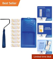Versatile 10-Piece Paint Roller Kit - Durable and Easy to Use for DIY Projects