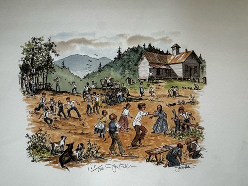 John Kollock 1999 Set 2 S&N Print 105/500 Kitchen Garden & Recess 9x12 - Picture 2 of 7