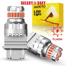 Auxito Red 3157 Led Strobe Flashing Blinking Brake Stop Light Parking Bulb Sl