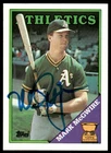 1988 Topps #580 Mark McGwire Oakland A's Signed In Person Auto JSA COA 8736