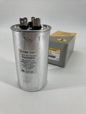 TitanPro TRCFD5575 HVAC Round Dual Motor Run Capacitor. 55/7.5 MFD 440/370 Volts