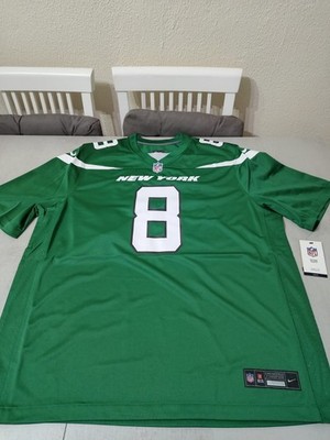 CAMISETA NIKE MODELO GAME JERSEY NFL DE LOS NEW YORK JETS Nº8 TALLA 2XL.
