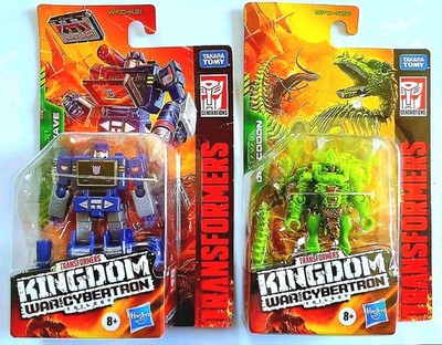 [2] SoundWave & Dracoon Kingdom Core Transformers Kingdom War For Cybertron Tril