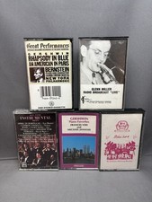 Lot Of 5 Big Band Jazz Cassette Tapes Easy Listening Gershwin Glenn Miller