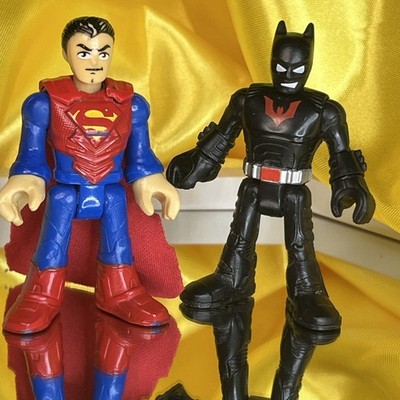 Fisher Price Imaginext DC Super Friends Doomsday Superman Figure And BATMAN