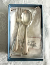 Reed Barton Sterling Silver Baby Spoon Fork Set NEW In SEALED PKG