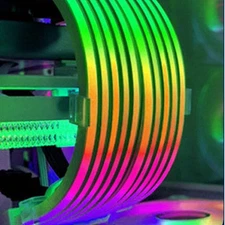 5V 3-Pin ARGB Sync PC Cable Extensions – 8-Pin & 24-Pin PSU RGB Cable Kit with F