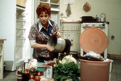 Lotti Krekel ZDF film ''Ein frohliches Dasein'' on in Cologne Germany Old Photo 7