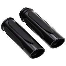 Black Electronic Throttle Control Motorcycle Grips 1" 25mm, for Harley Tourin...