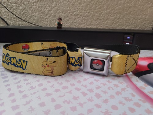 Pokemon Buckle Down Belt Seatbelt Buckle Adjustable from 2013 Pikachu