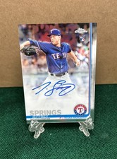 Jeffrey Springs 2019 Topps Chrome RC AUTO Athletics Breakout Pitcher Rookie