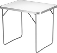 Tavolo Pieghevole con Struttura in Alluminio 80x60x69 picnic per Campeggio