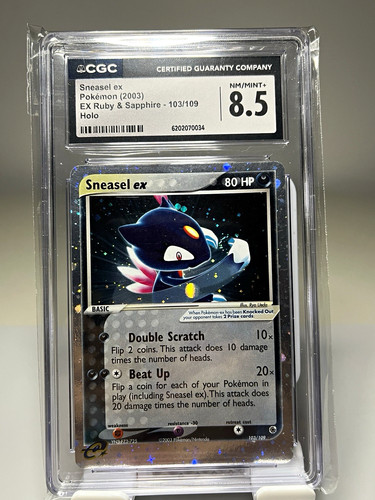 Sneasel ex graded CGC 8.5 for sale on eBay
