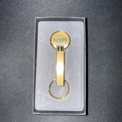 #ad Rolfs Keyfob Pull A Part Gold Looks New $5.99