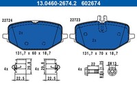 ATE Bremsbelagsatz Scheibenbremse 13.0460-2674.2 FüR Mercedes GLE V167 C167 GLS