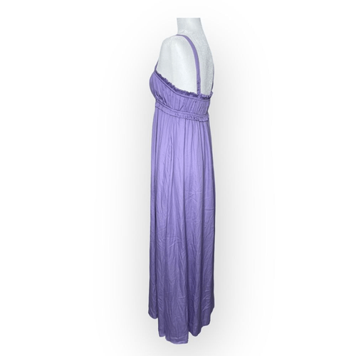 KORI Resort Beach Ware Maxi lila elastische Brust fließendes Kleid - Größe Small - Bild 6 von 7