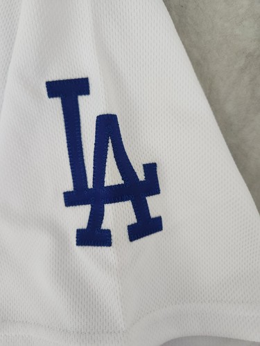 Nike Los Angeles Dodgers Authentic Collection Weiß Home Blank Trikot Herren 48 - Bild 10 von 17