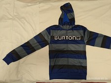 Felpa Burton con zip e cappuccio