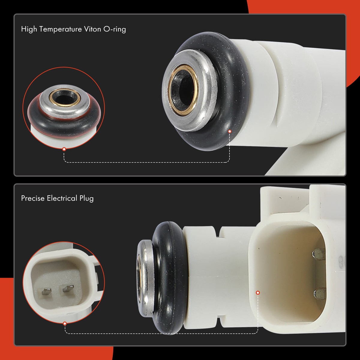 4x Fuel Injectors for Ford Ranger Mazda B2300 2002-2003 L4 2.3L