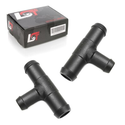 2x Schlauchverbinder T-Verbinder für Rohr und Schlauchverbindungen Ø 20-15-20 mm